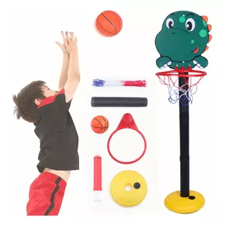 Mini Canasta De Basketball Set Aro Balon Bomba Niños Juego