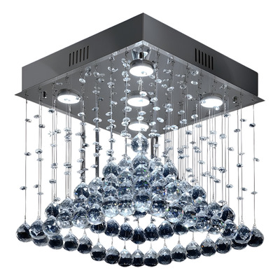 Colgante Cairel 5 Luces Gu10 Apto Gu10 40x40cm G26 Tz  Cromo Cairel