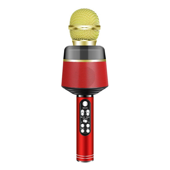 Micrófono De Karaoke Led Bluetooth Inalámbrico Con Bocina