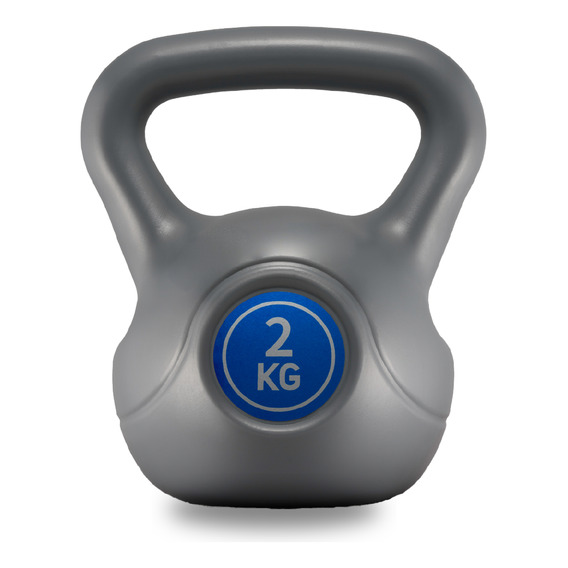 Pesa Rusa Kettlebell 2 Kg Importada Fitness Entrenamiento Revestida Pr002-gr 2m Sports