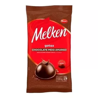 Chocolate Gotas Harald Melken 2,1kg Meio Amargo