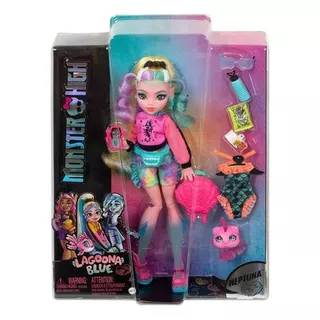 Monster High Boneca Lagoona Blue Moda Mattel Hhk55