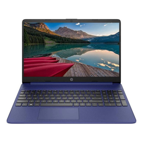 Portátil HP 15-EF2517LA azul 15.6", AMD Ryzen 5 5500U  12GB de RAM 512GB SSD, AMD Radeon 60 Hz 1366x768px Windows 10 Home