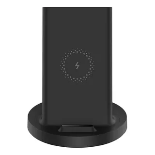 Cargador Inalámbrico Xiaomi Mi 20w Wireless Charging Stand Color Negro