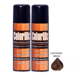 2 Und Colorific Retoque Instantâneo De Raiz Castanho Médio