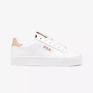 Tenis Para Mujer Fila Panache Color Blanco/oro - Adulto 7.5 Us