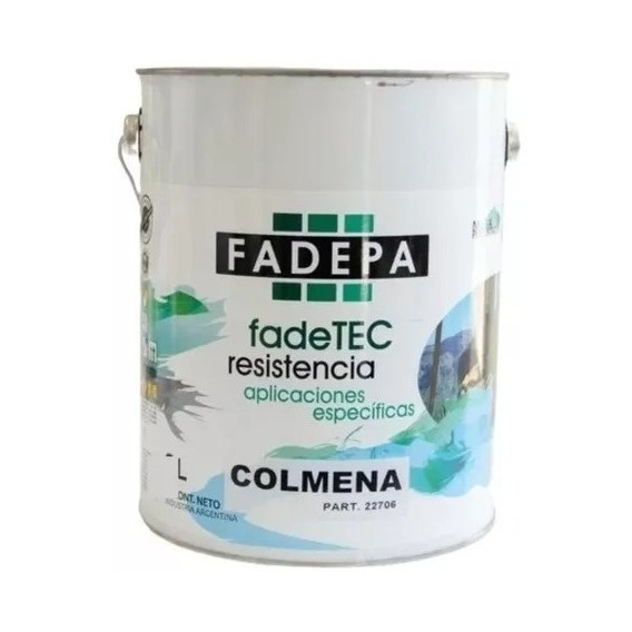 Esmalte Acrílico Para  Colmena Blanco 20lt Resistente Fadepa