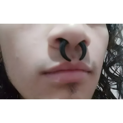 Piercings Expansores Cuerno De Búfalo Orejas Nariz X 6 Unds