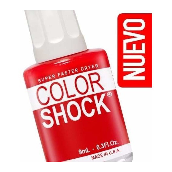 Esmalte Para Uñas Color Shock Rojo Nice