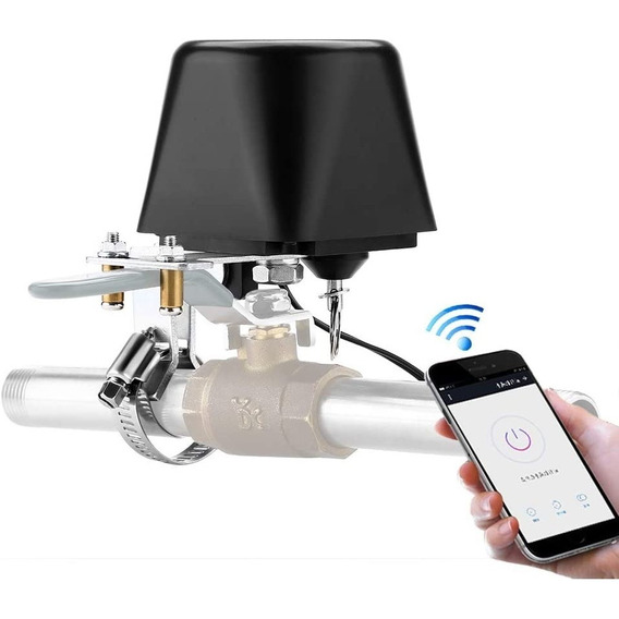 Válvula Inteligente De Agua Y Gas Wifi App Google Alexa Tuya