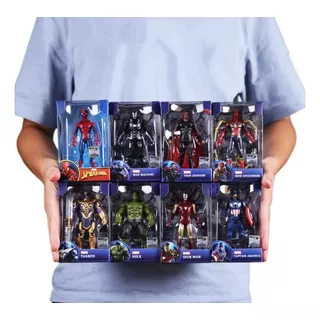 Avengers Marvel Los Vengadores 8 Figuras 12 Cm Zd Toys
