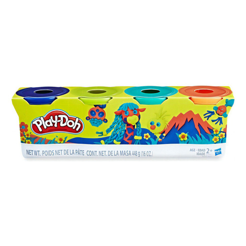 Play-doh 4 Pack Colores Distintos 440 G Color Animales