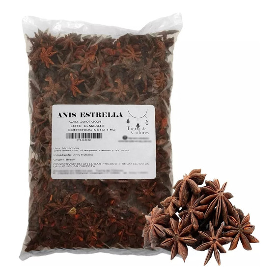 Anis Estrella O Estrellado 1 Kg Semilla Y Especia Aromatica