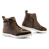 Botas De Moto Seventy Degree Urban Sd-bc7 Marron Tipo Tenis