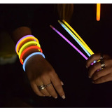 50 Pulseras Luminosas Químicas Neon Cotillon