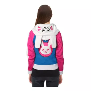 Moletom D.va Overwatch - Blusa Casaco Dva Unissex