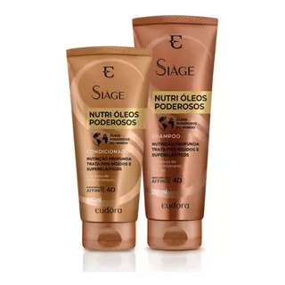 Kit Siàge Nutri Óleos Poderosos Shampoo + Condicionador 