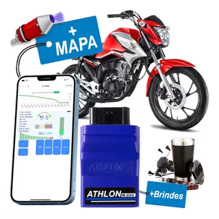 Módulo Athlon Injeção Para Motos Honda Two Step + Mapa Curso