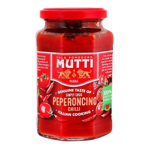 Salsa De Tomate Marinter Mutti Con Chile 400g