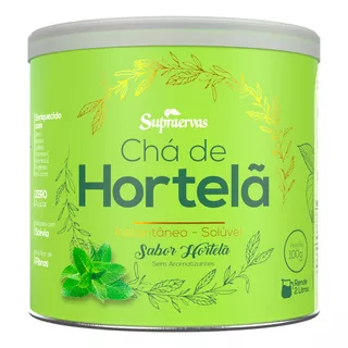 Chá De Hortelã - Sabor Natural 100g - Supraervas