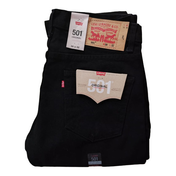 Levi's® Pantalon Hombre 501® N Black