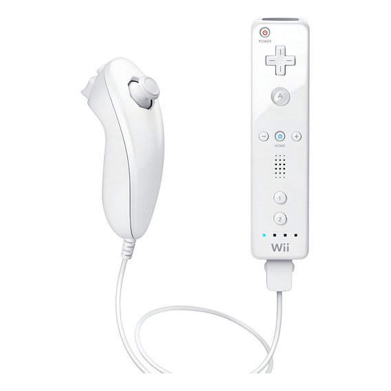 Joystick Control Wii Remote + Nunchuk Original Nintendo Gtia