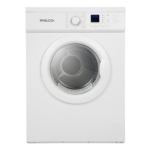 Secarropas Philco Phsc071b 7kg Secado Por Calor Display Lcd Color Blanco