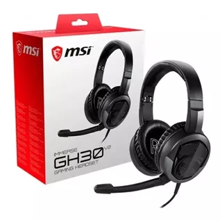 Auriculares Gaming Msi Immerse Gh30 V2 Color Negro