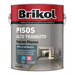 Brikol Piso Alto Transito C/microperlas Antidezlizante 4l