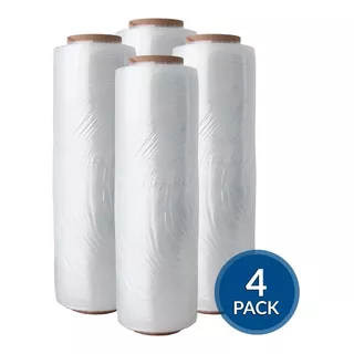 Pack 4 Rollos Film Plastico Pre Estirada Playo 17x30x1500