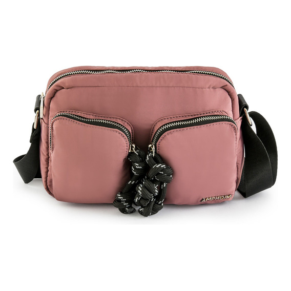 Soleil Cartera Bandolera Rosa Viejo