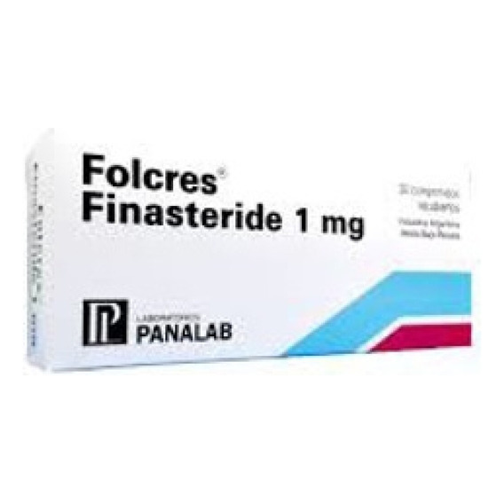 Folcres® Finasteride 1mg X 30 Comprimidos