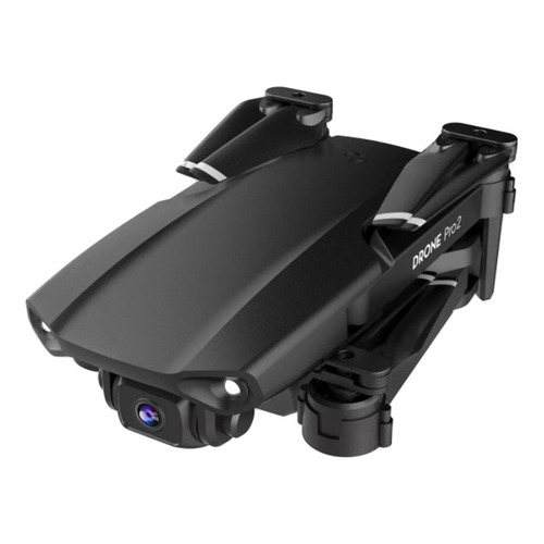 Mini drone LSKJ E99 Pro2 Single camera con cámara 4K black 1 batería