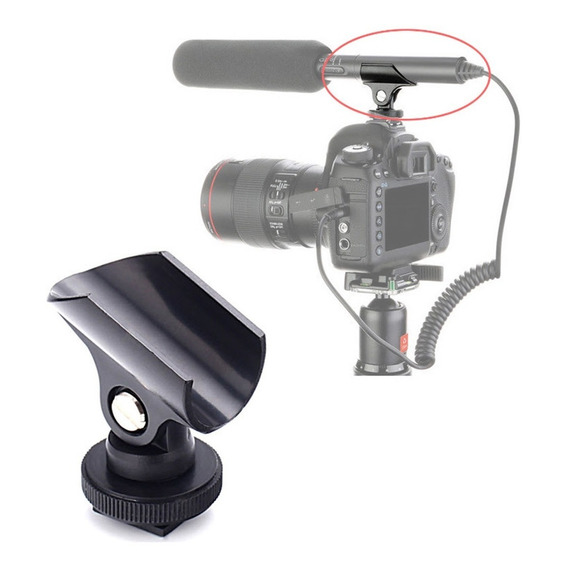Soporte Microfono Para Camara Profesional Canon Nikon