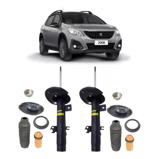 Par De Amortecedor + Kit Dianteiro Peugeot 2008 2015 A 2023