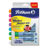 Marcadores Pelikan Window Tintas Luminosas Vidrio Y Tableros