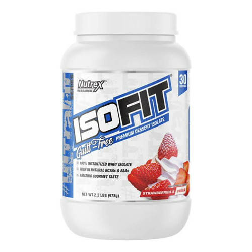 Isofit - Nutrex, Isolate Protein 2,3 Lb Sabor Frutilla