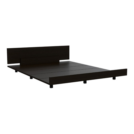 Cama Kaia / 2 Plazas - Wengue / Miel