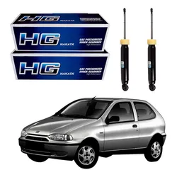  Par Amortecedor Traseiro Fiat Palio 1.0 1.5 1.6 1996 A 2000