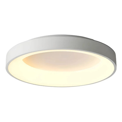 Plafon Led Halo Blanco 80cm Cct Deco Moderno Luz Desing Blanco