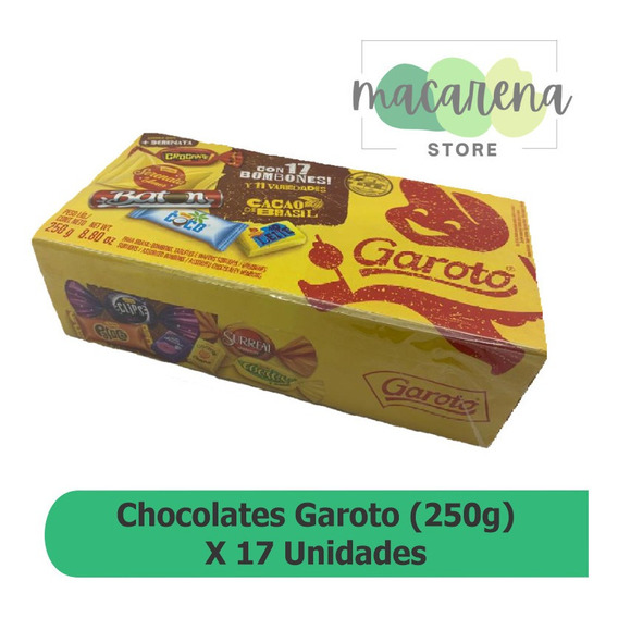 Chocolates Garoto X250g