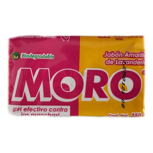 Caja Jabón Lavandería Moro Anat. Envuelto 350g/20p 