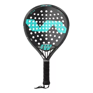 Paleta De Padel Varlion Lw Summum Prisma 22 Redonda + Funda Color Negro