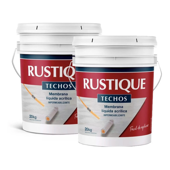 Membrana Liquida Rustique Techos 40 Kg - Prestigio