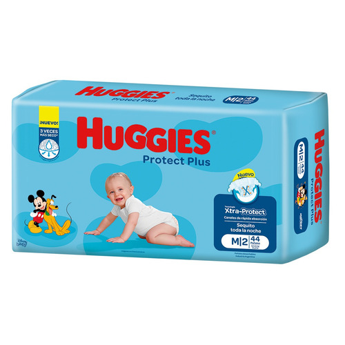 Pañales Huggies Protect Plus  M