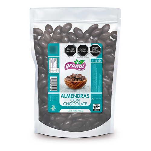 Almendra Con Chocolate (500g)  Granut Mix 100% Natural