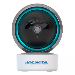 Câmera Wifi Segurança Inteligente Full Hd Novadigital Cs360b Cor Branco