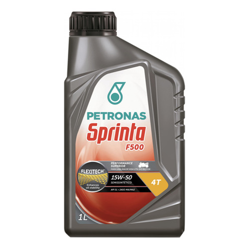 Aceite para motor Petronas semi-sintético 15W-50 para motos y cuatriciclos de 1 unidad