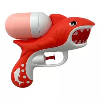 Pistola Agua Tiburón Juego Acuático Pileta Baño Carnaval Beb