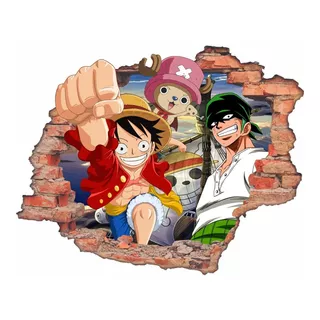 Adesivo Parede 3d One Piece (1,50m X 1,50m)